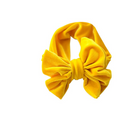 Velvet bow turban headband for baby and toddler girls