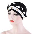Three-layer twist turban hat with crystal and pearl accents, view 15